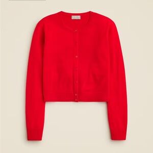 J Crew Featherweight Cashmere Cardigan